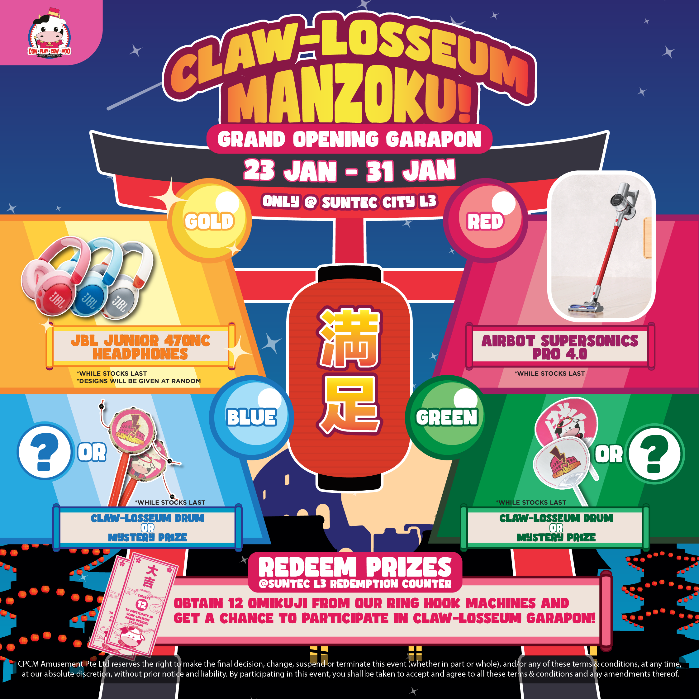Claw-losseum Grand Opening Poster